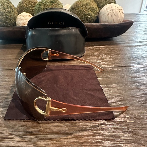 Gucci Gold Sunglasses main image 8